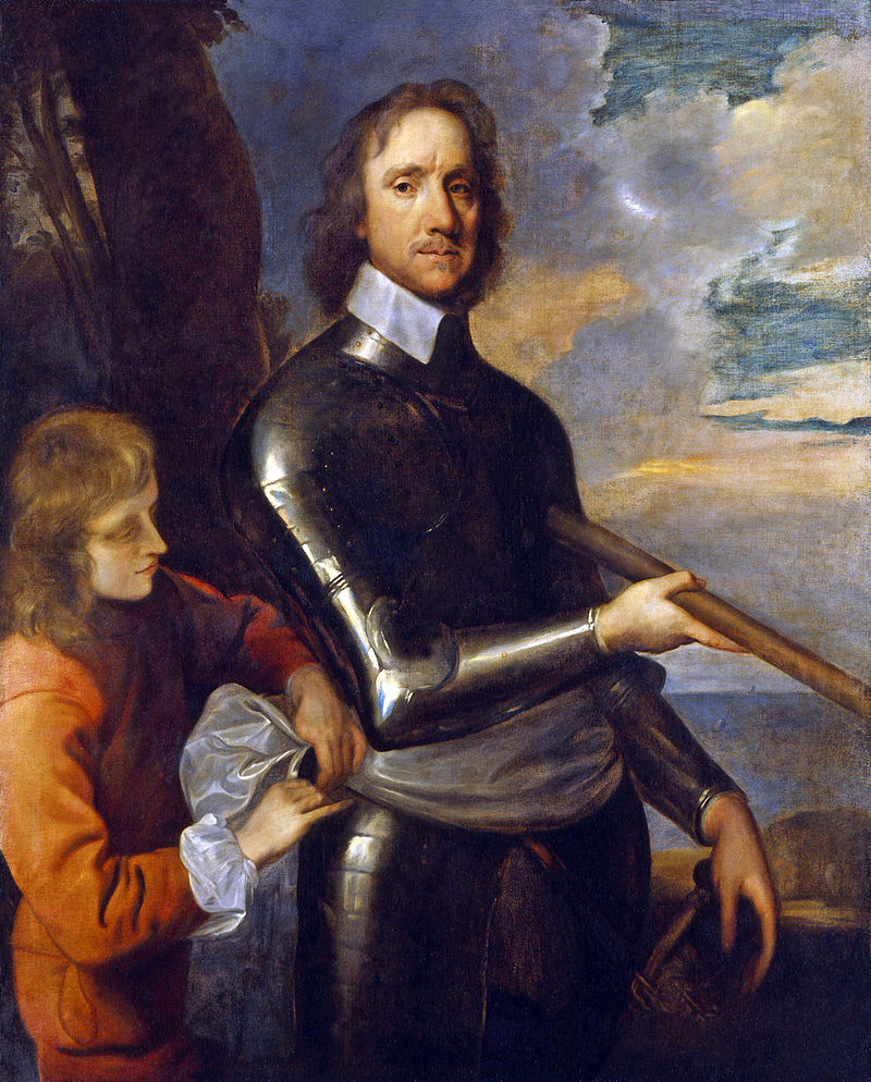 Oliver Cromwell c. 1649 by Robert Walker