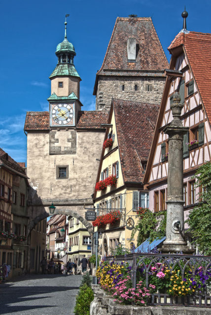 Old town: timber framed houses, Markusturm and Röderbogen.Photo Credit