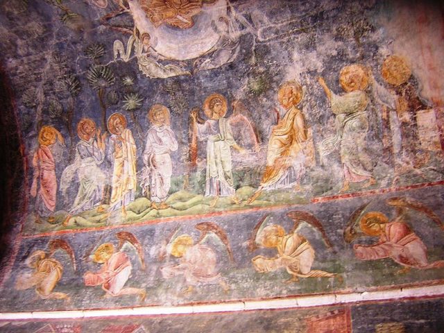 Ceiling frescoes in the Church of St. Sophia