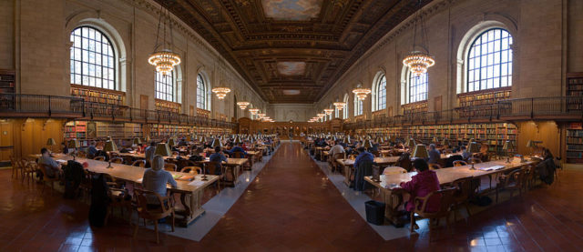 Rose Main Reading Room. Photo credit