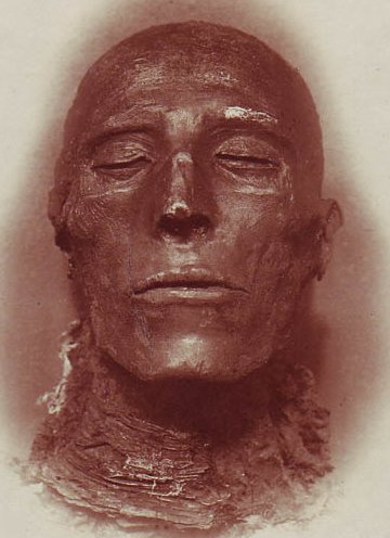 Head of the mummy of Seti I