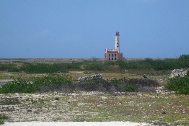 Abandoned lighthouse on the island of Klein Curaçao Photo Credit