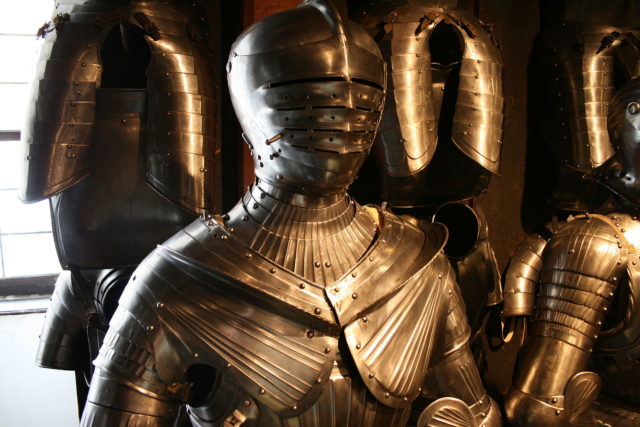 Armour in the Armory. Photo Credit