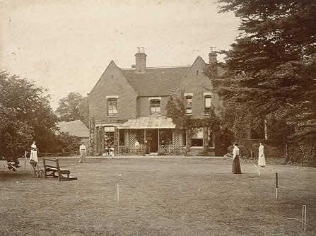 The east face of the rectory in 1892