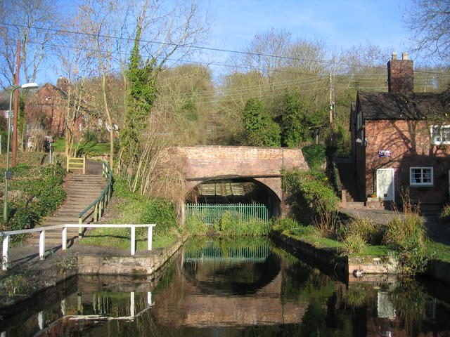 The Coalport Canal at the bottom of the Hay plane. Photo credit