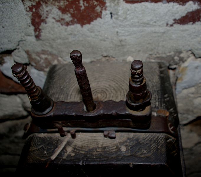 The thumbscrew was a notoriously effective torture device used in
