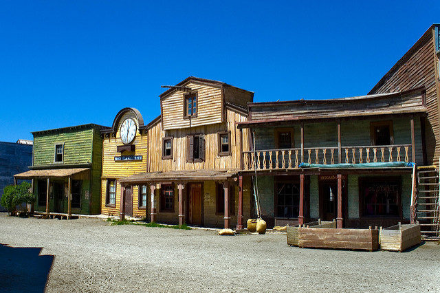 Fort Bravo is the oldest of the 14 Western villages that were built for filming. Photo Credit