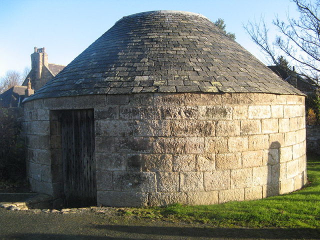 It stands in the burial ground of Udny Green, a small rural village. Photo Credit