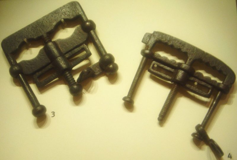 The thumbscrew was a notoriously effective torture device used in