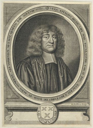 Joseph Glanvill, 1681 engraving by William Faithorne