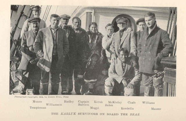 Karluk Survivors on Board.