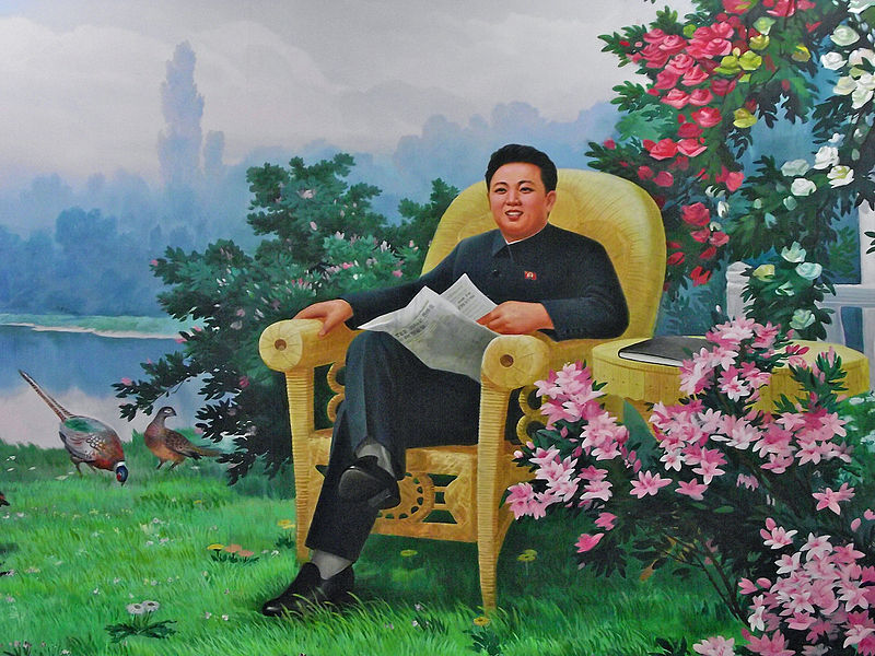Idealized portrait of Kim Jong-il. Photo Credit