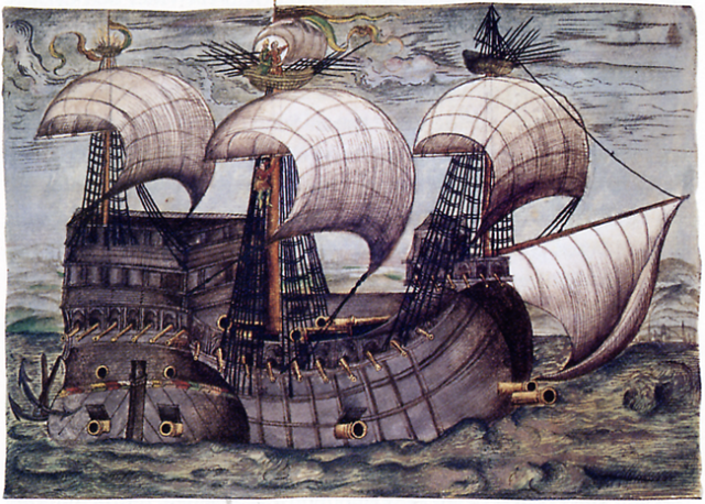 The La Santa Trinidad, in which Philipp von Hutten crossed the Atlantic in 1535