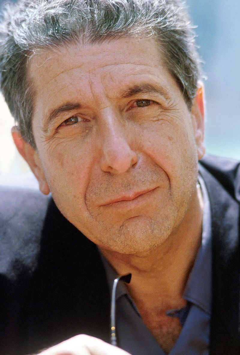 The singer-songwriter Leonard Cohen in Venice. Photo Credit