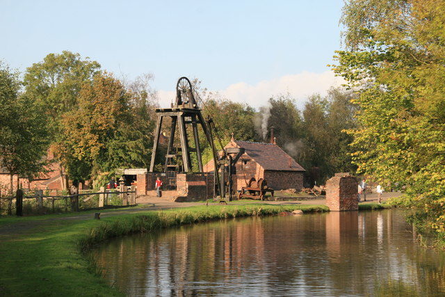 The coal mine and Shropshire Canal. Photo credit