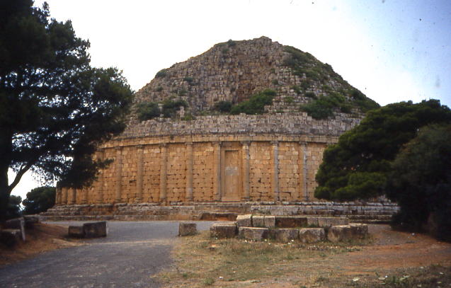 The Royal Mausoleum of Mauretania is a part of a unique archeological site along the road from Cherchell to Tipaza. Photo Credit