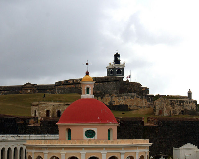 The castle was built by the Spanish during the colonial era. Photo Credit