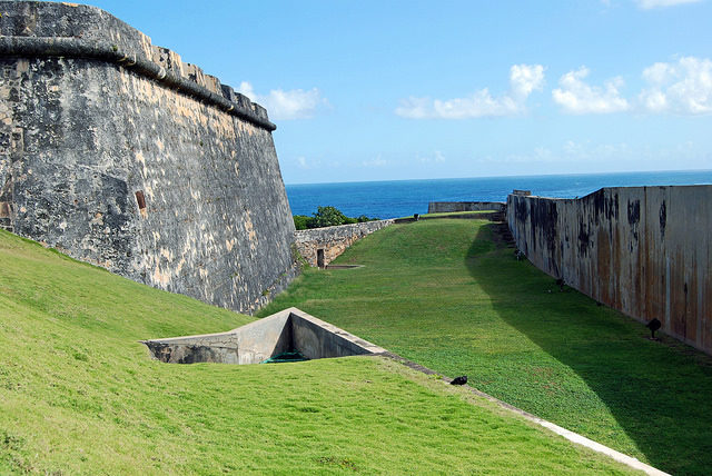 The castle was originally known as the Castillo de San Lazaro. Photo Credit