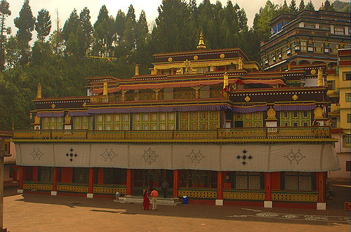 The monastery is currently the largest in Sikkim. Photo Credit