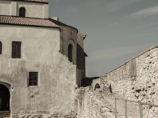 The present basilica, dedicated to Mary, was built in the sixth century during the period of Bishop Euphrasius. Photo Credit