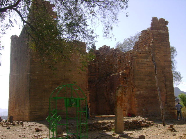 The temple was built using stone blocks without mortar. Photo Credit
