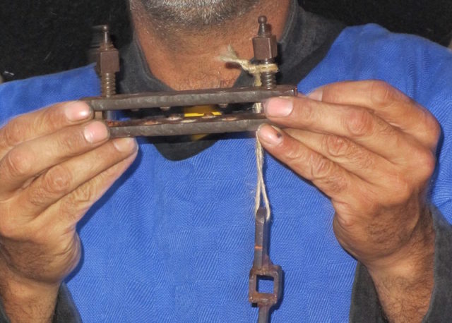 The thumbscrews were often used against the Africans involved in uprisings during the Atlantic slave trade from the 16th to 19th century. Photo Credit