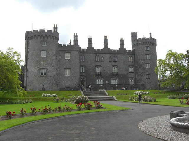 There are ornamental gardens on the city side of the castle, and extensive land and gardens to the front. Photo Credit