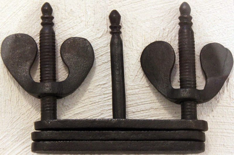 The thumbscrew was a notoriously effective torture device used in
