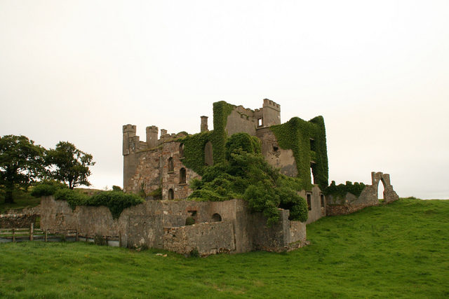 Today little remains of the house but its shell. Photo Credit