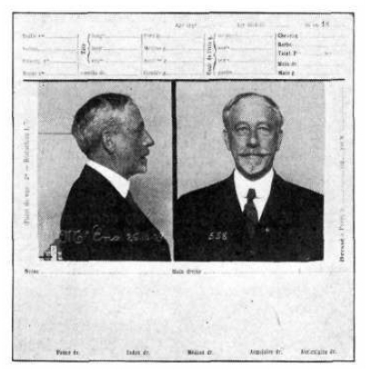 Honorary driver's license for William Phelps Eno, issued by A. Bertillon