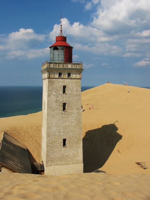 Lighthouse Rubjerg Knude, Denmark,