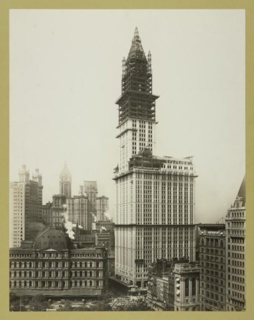 Construction of the Woolworth Building Photo Credit