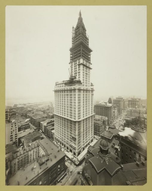 Construction of the Woolworth Building Photo Credit