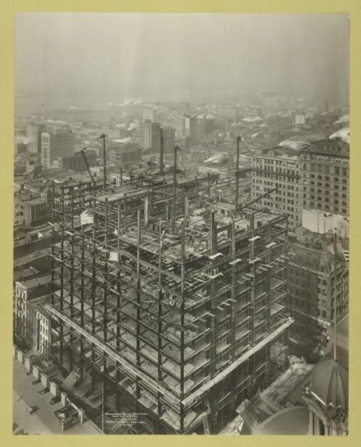 Construction of the Woolworth Building Photo Credit