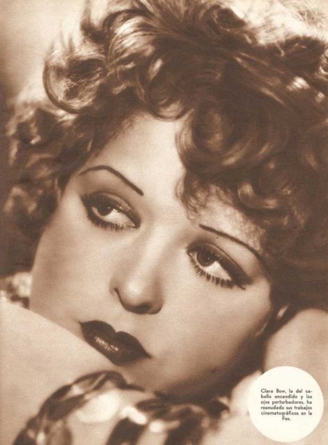 Clara Bow Argentinean Magazine Photo Credit