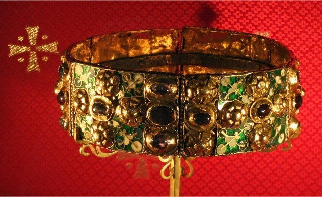 The Iron Crown of the Lombards. . Photo Credit 