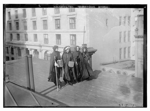 Washington suffrage hikers 1913