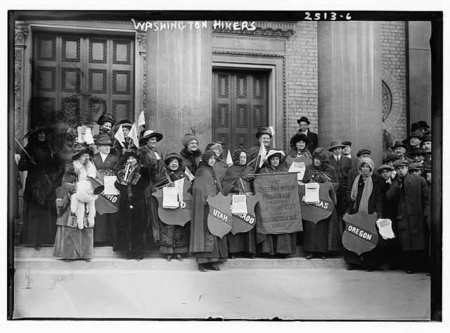 Washington hikers 1913