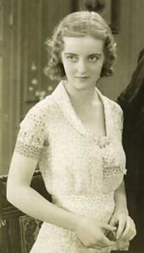 Davis in her film debut, Bad Sister (1931) Photo Credit