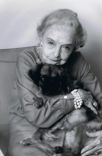 Lillian Gish in Paris in 1983 Photo Credit 