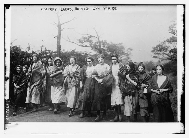 Colliery Lasses, British Coal strike Photo Credit