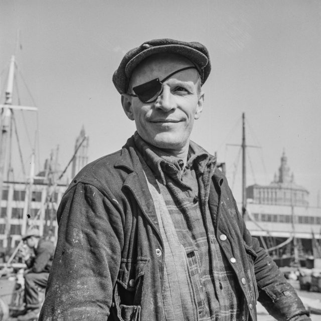 Dock stevedore at the Fulton fish market Photo Credit