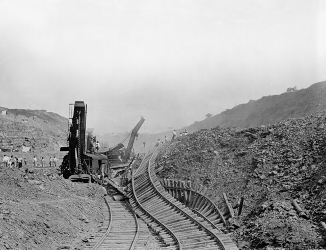 A railroad is displaced after a landslide. Photo Credit