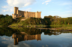 Dunvegan Castle, seat of the chiefs of the Clan MacLeod for over 700 years. Photo credit