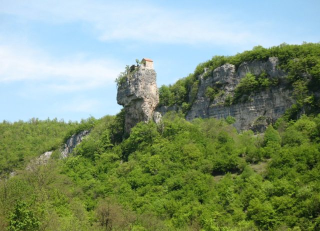 The Katskhi pillar in 2009.Photo Credit