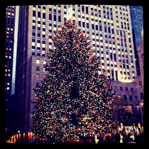 Christmas tree at Rockefeller Center. Photo Credit