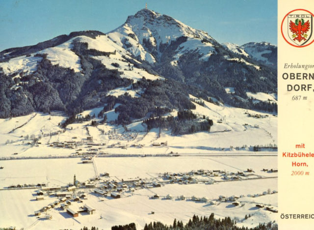 A 1979 postcard from the village of Oberndorf. Photo Credit