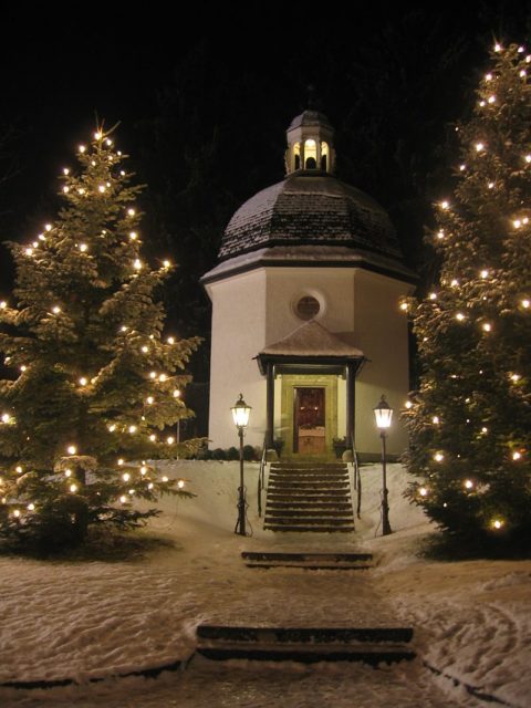 Silent Night Chapel in Oberndorf bei Salzburg, Austria. Photo Credit