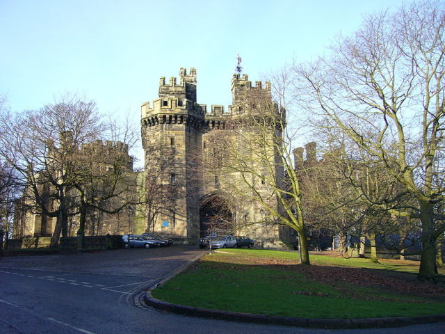 Lancaster Castle, where the Lancaster Assizes of 1612 took place. Photo credit