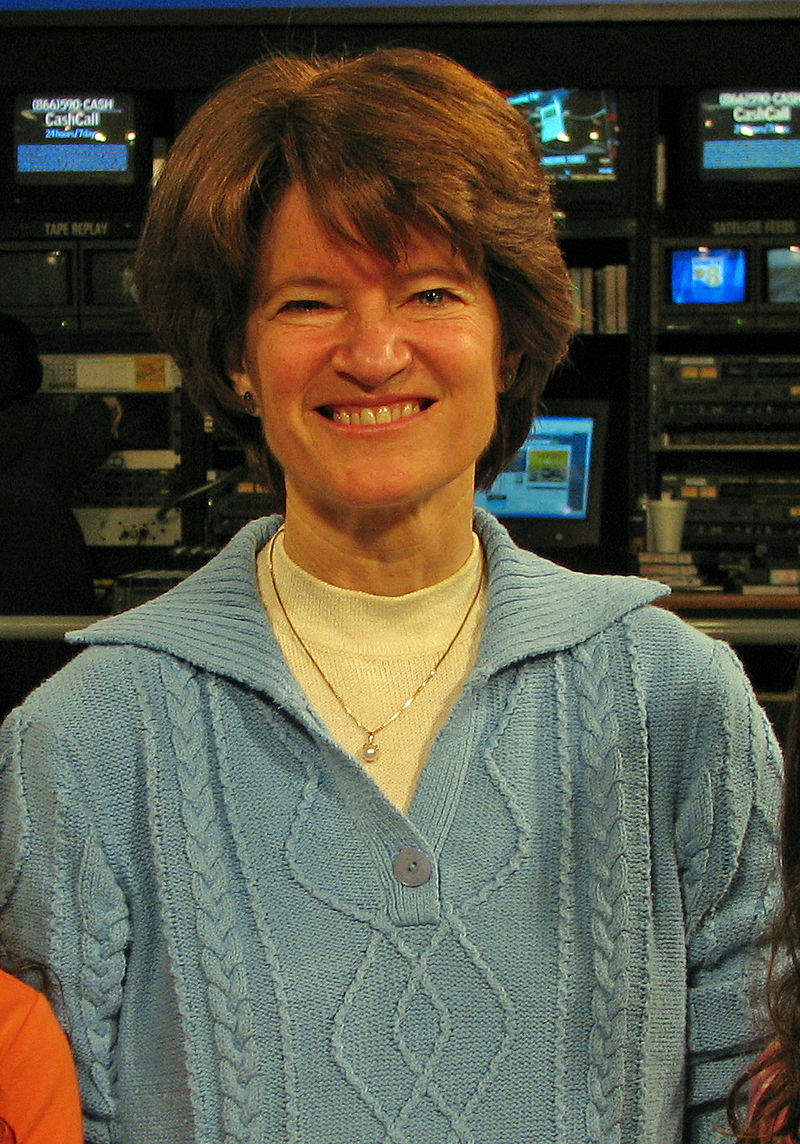Sally Ride while promoting the Sally Ride Science Festival at UCSD in 2006. Photo Credit